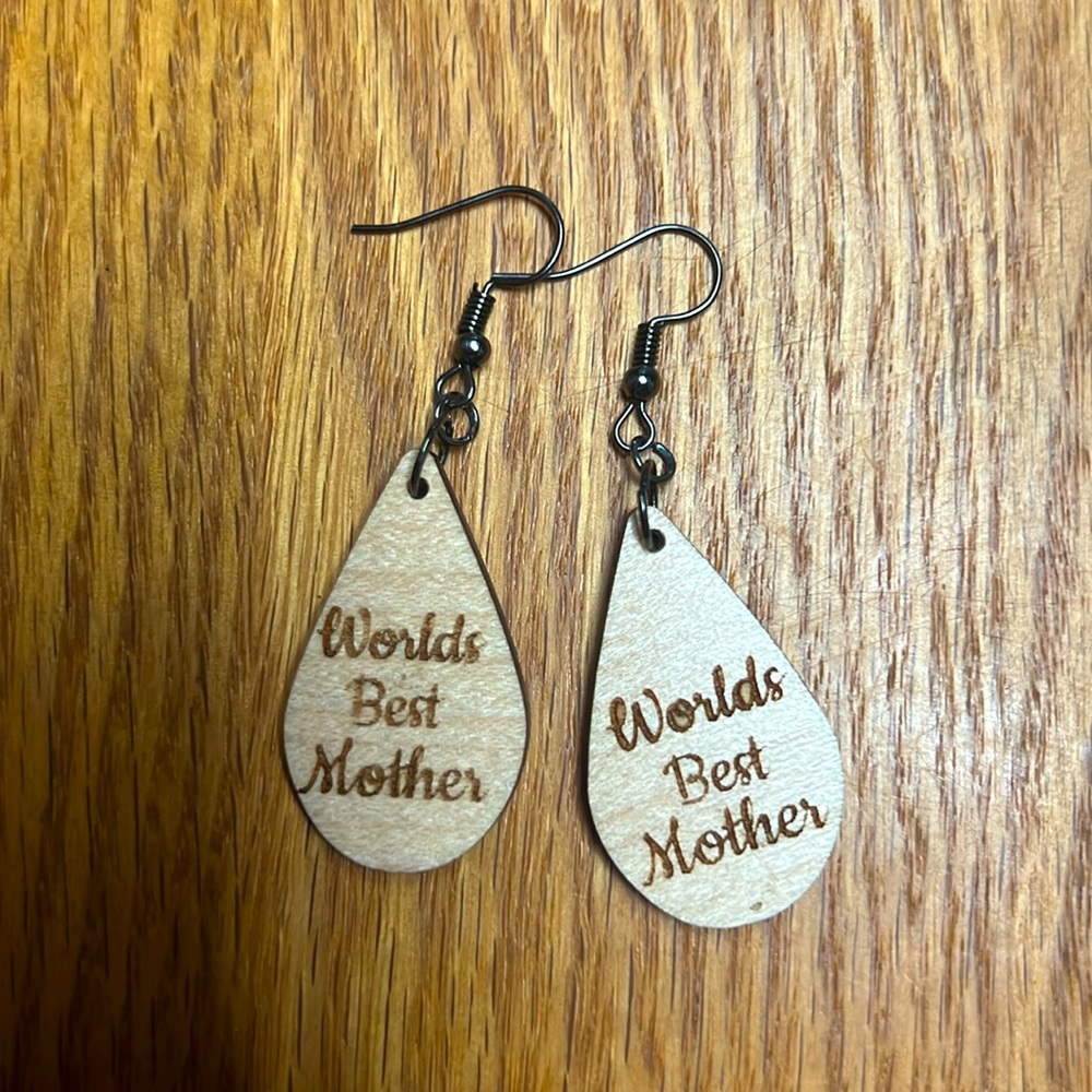 Maple Wood Earrings